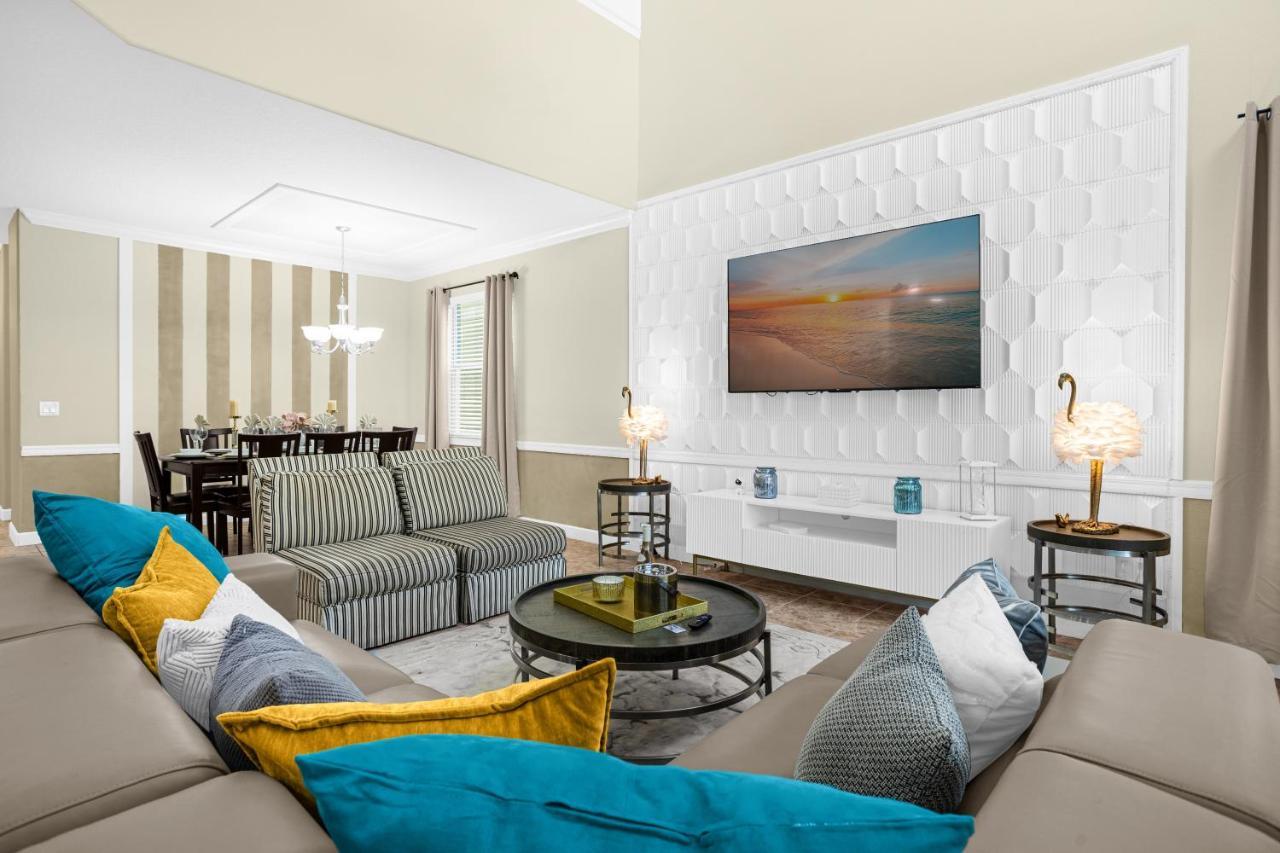 Light Yellow Home Lift Your Mood Near Disney 5Beds Kissimmee Εξωτερικό φωτογραφία